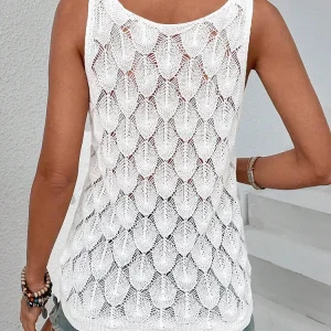 hollow knit summer sweater